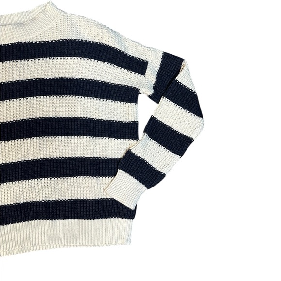 Emerson Fry DAILY SWEATER - NAVY FRENCH STRIPE ORGANIC Small - Picture 4 of 7